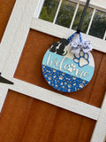 Cats and Dogs Welcomed l Animal Lovers l Pet Welcome Board l Cat Front Door Sign l Dog Welcome