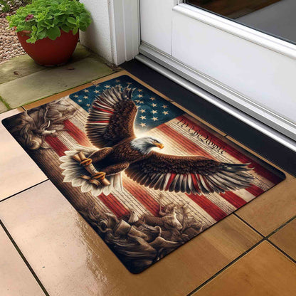 We The People Front Door Mat (Multimat Design) I Independence Day Welcome Mat I July 4th Front Door Mat I Summer Entry Mat I Front Door Mat I Outdoor Decor l July 4th l Independence Day