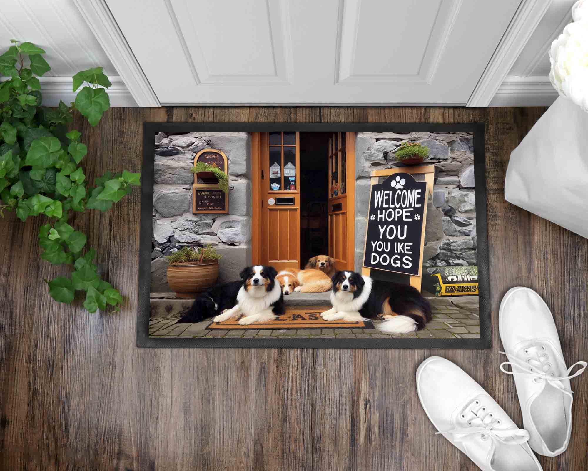 Hope You Like Dogs Front Door Mat l Dog Lover Mats l Pet Lovers l Fron inDesign