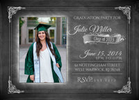 Chalkboard Senior Graduation Invitation l Graduation Invitation l Senior Invite