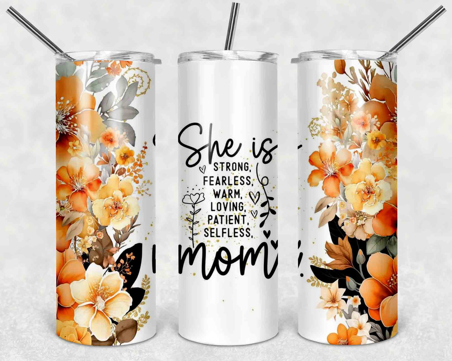 Mom Life Tumblers l Skinny Tumbler l Stainless Steel Tumbler