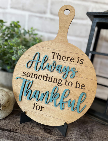 "Always Thankful" Decorative Cutting Board l Kitchen Decor l Kitchen Cutting Board l Kitchen Wall Decor