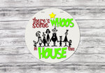 There's Some Whoo's in This House Christmas Welcome Board l 3D l Holiday Front Door Decor l Christmas Design l Holiday Design