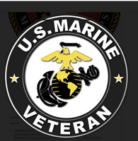 Marine Veteran Door Hanger | Marine Door Sign | Military Door Sign | Military Wreath | Marine Wreath | Veteran | Active Duty | Military Family