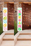 Easter/Spring Double Sided Boards l 5ft Home Sign l Welcome Sign l Home Decor l Easter Decor l Easter Front Porch Decor l Spring Front Porch Decor