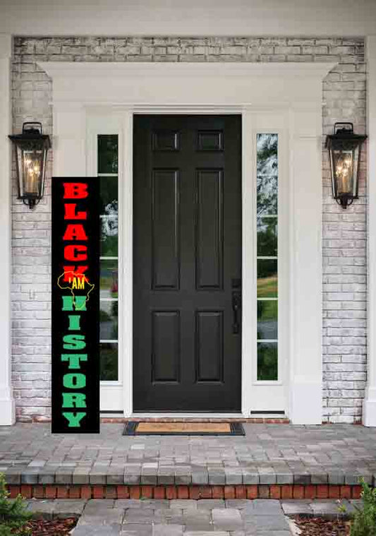 I am Black History 2 5ft Welcome Sign l 3D l Black History Front Door Decor l Black History Month l Juneteenth