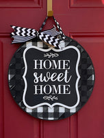 Home Sweet Home l 3D l Circular Home Sign l Welcome Sign l Home Decor