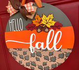 Hello Fall l 3D l Fall Front Door Decor l Autumn Design l Fall Design