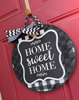 Home Sweet Home l 3D l Circular Home Sign l Welcome Sign l Home Decor