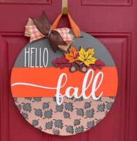 Hello Fall l 3D l Fall Front Door Decor l Autumn Design l Fall Design