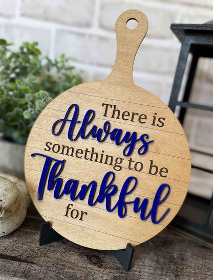 "Always Thankful" Decorative Cutting Board l Kitchen Decor l Kitchen Cutting Board l Kitchen Wall Decor